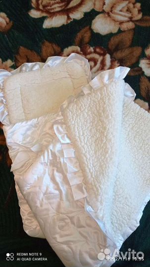 Конверт одеяло на выписку зимний