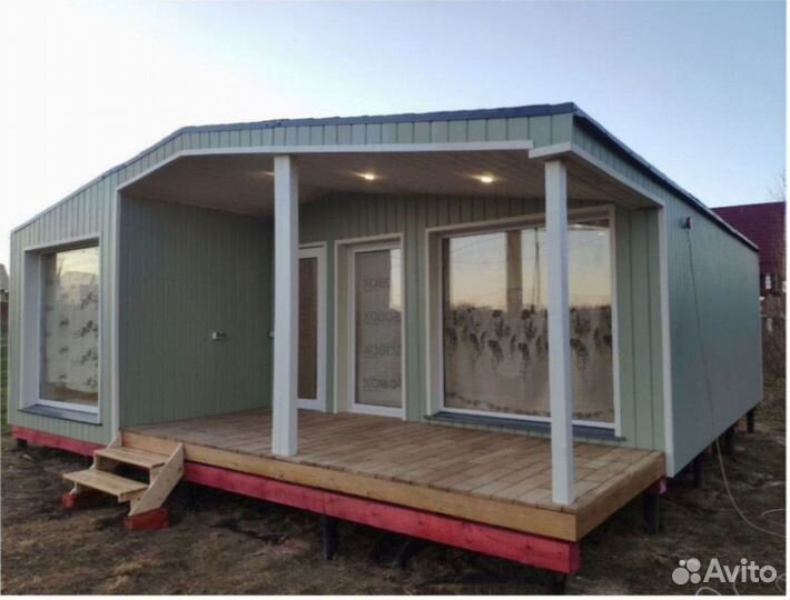 Каркасный теплый дом с доставкой 75 м кв, арт. дс-4606