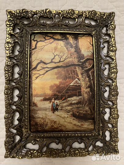 Настенное панно шелкография винтаж