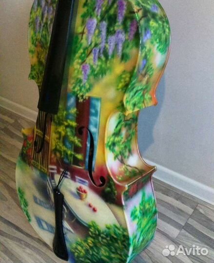 Роспись музыкального инструмента, борда