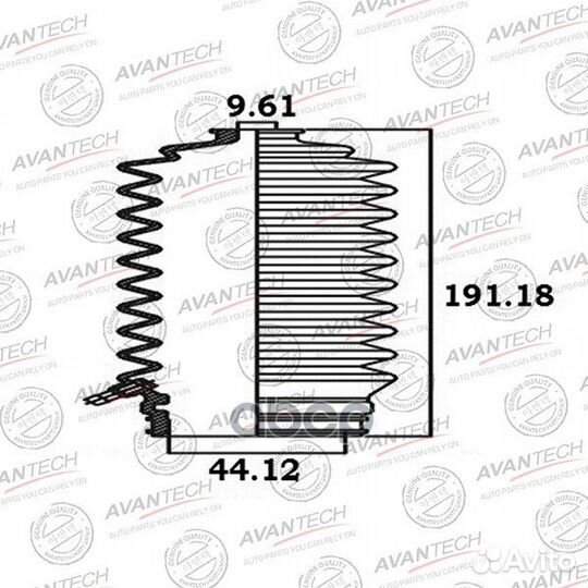 Пыльник рулевой системы Avantech BS0301 avantech