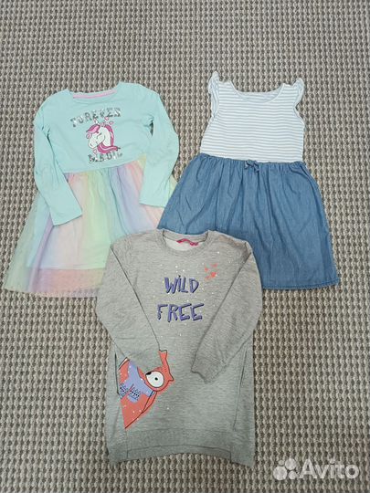 Пакет вещей для девочки 116-122, обувь