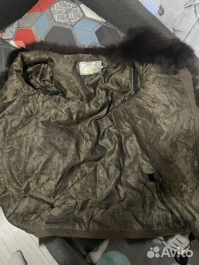 Шуба натуральная песец