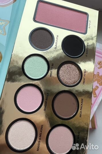Палитра теней too faced