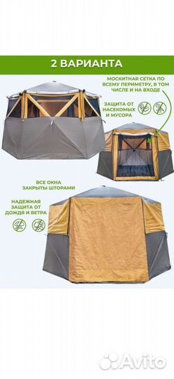 Палатка/шатер/кухня Traveltop 1936B полуавтомат