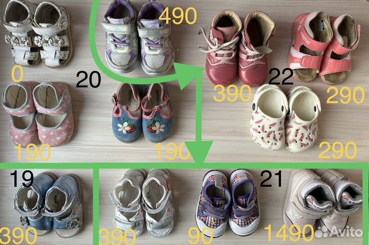 Детская обувь для девочек 19 20 21 22 crocs кросы