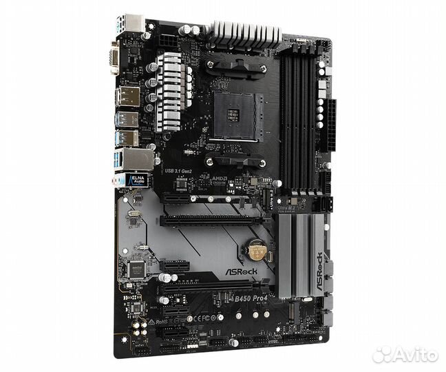 Материнская плата Asrock B450 PRO4