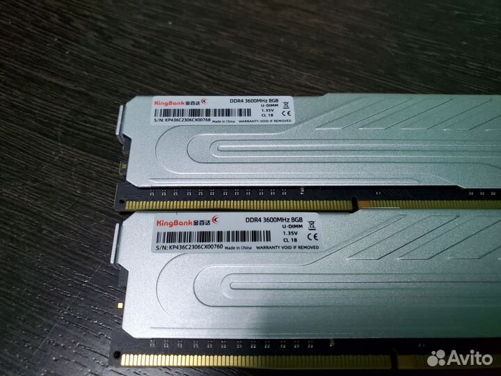 Оперативная память ddr4 16 gb 3600