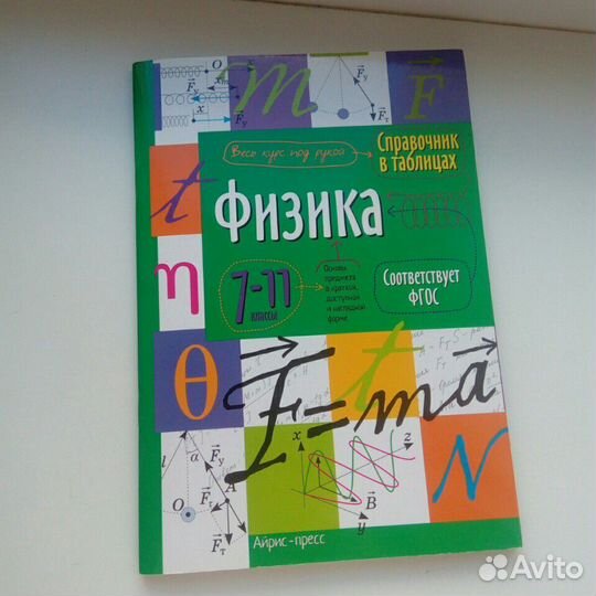 Геометрия. Физика. Справочники в таблицах. 7-11 кл