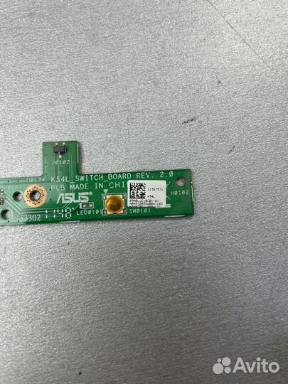 Кнопка старта, включения ноутбука Asus X54H