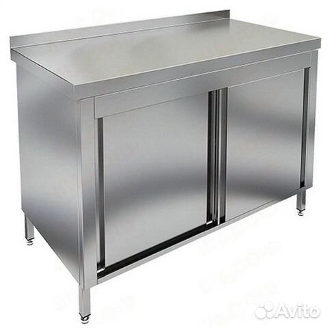 Стол производственный пристенный купе