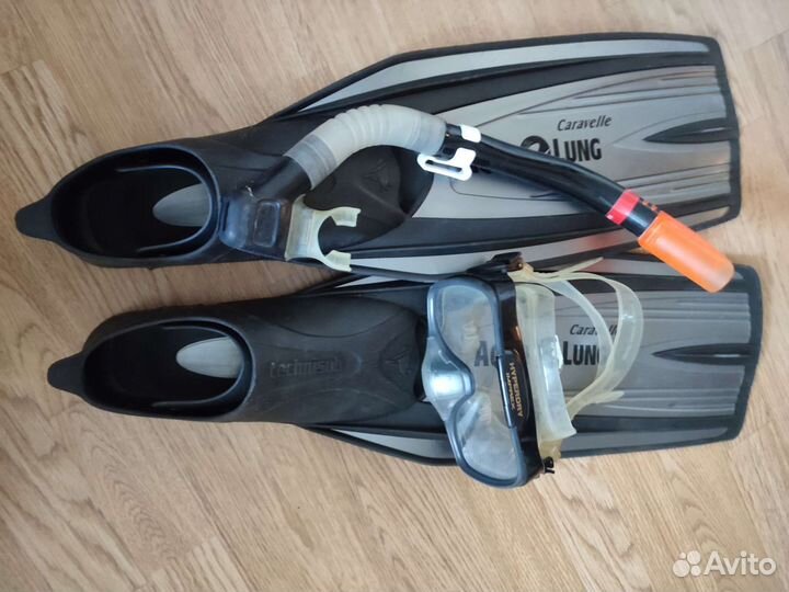 Ласты,маска для подводного плавания