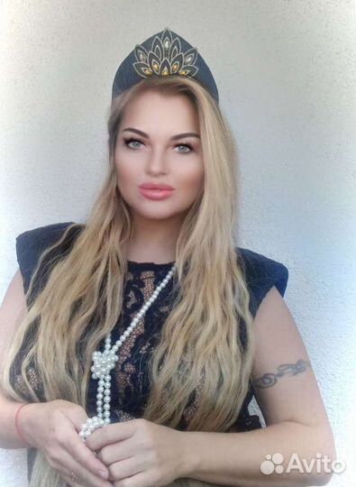 Ободок кокошник ручной работы 