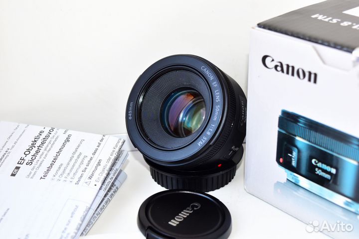 Canon EF 50mm f/1:1.8 STM Светосильный фикс