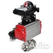 Кран шаровой DN.ru BV3232P(2pc) -FP-T-ISO-H Ду65 Ру63, полнопроходной внутренняя резьба, нержавеющая