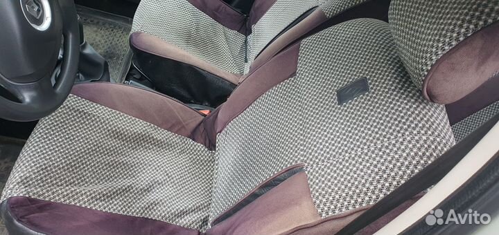 Накидки чехлы на сидения Алькантара + бархат/кожа