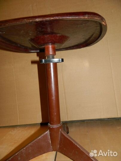Табурет для пианино винтовой СССР стул