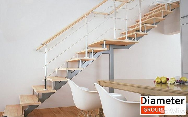 Установка надежной лестницы на тетиве