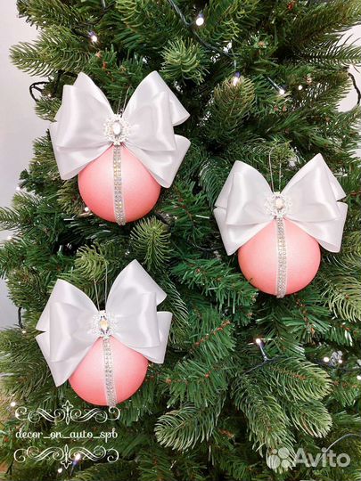 Шарики на елку ручная работа