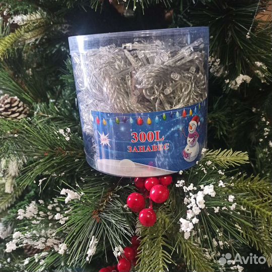 Гирлянда занавес штора