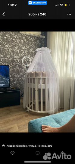 Детская кроватка трансформер 8 в 1