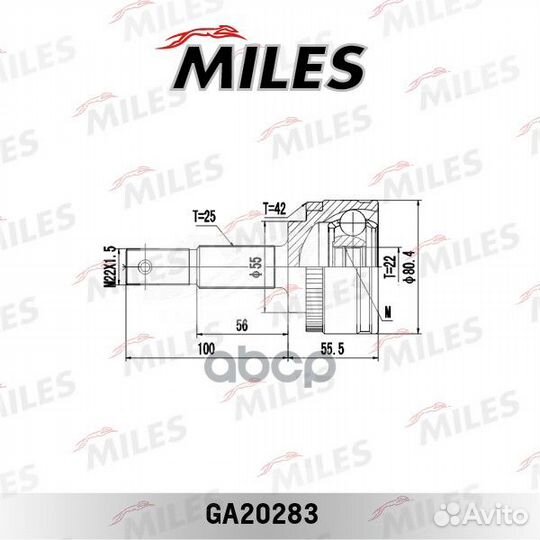 Шрус наружный (с ABS) nissan almera N16,N15/AD