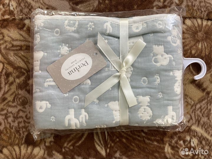 Плед детский perina Premium новый 100 % хлопок