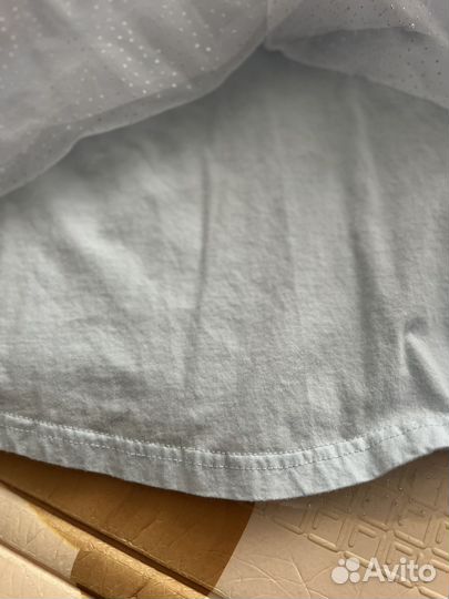 Платье голубое нарядное 116-122