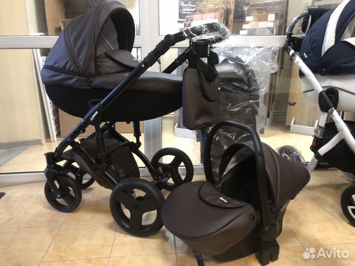 Коляска Verdi Mirage Новая (2в1/3в1) Коричневая