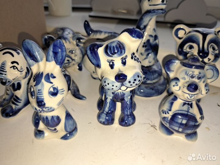Гжель фигурки