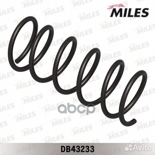 Пружина hyundai Getz 1.4/1.6 02- пер. miles