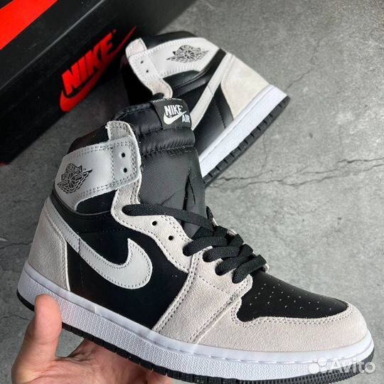 Кроссовки Nike Air Jordan 1 Beige Black (36-40)