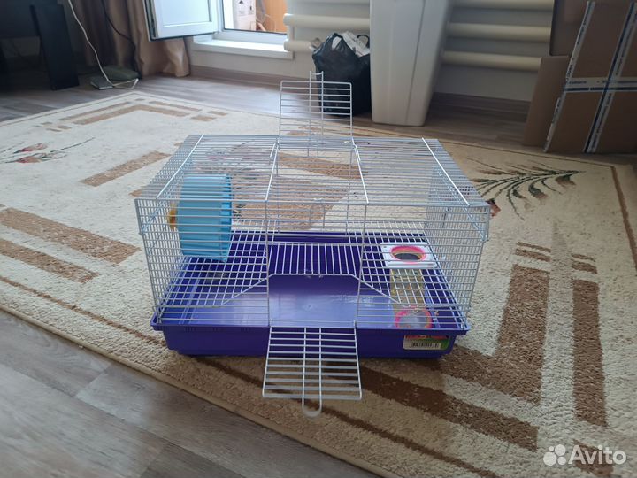 Клетка и набор для хомяка