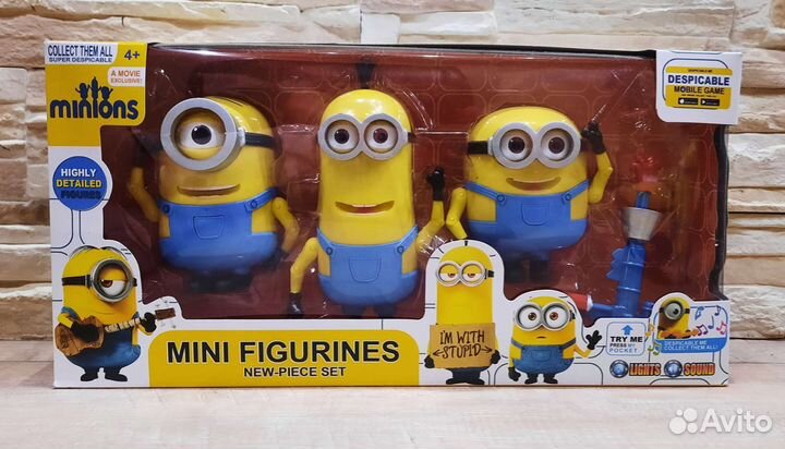 Набор фигурок Миньоны (звук, свет)