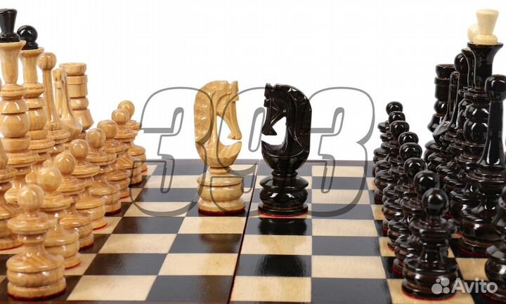 Шахматы Идея (классические фигуры, дуб) (5911)