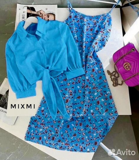 Двойка рубашка и сарафан