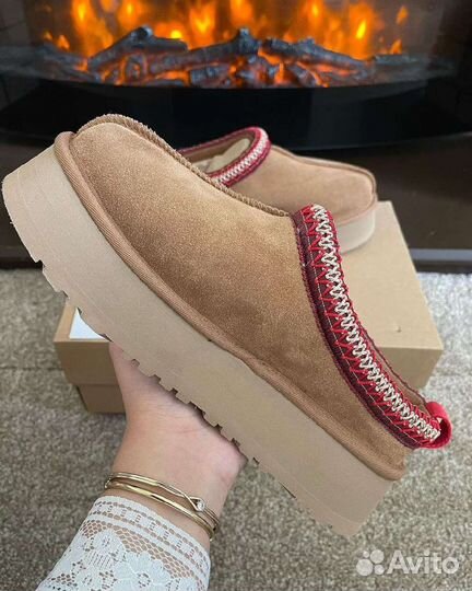 Женские угги Ugg Tasman Slippers Tazz chesnut