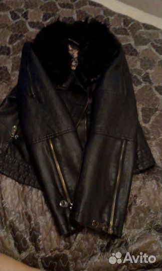 Стильная кожаная куртка