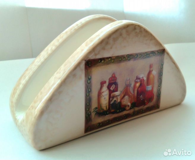 Салфетница керамическая