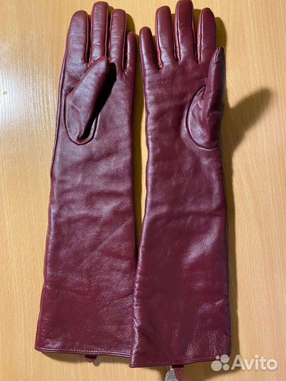 Перчатки кожаные