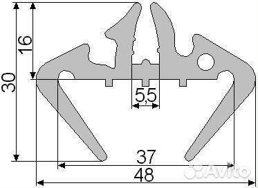 Уплотнитель резиновый пр-015