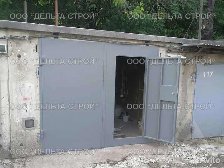 Ворота распашные двустворчатые 2040х2540мм