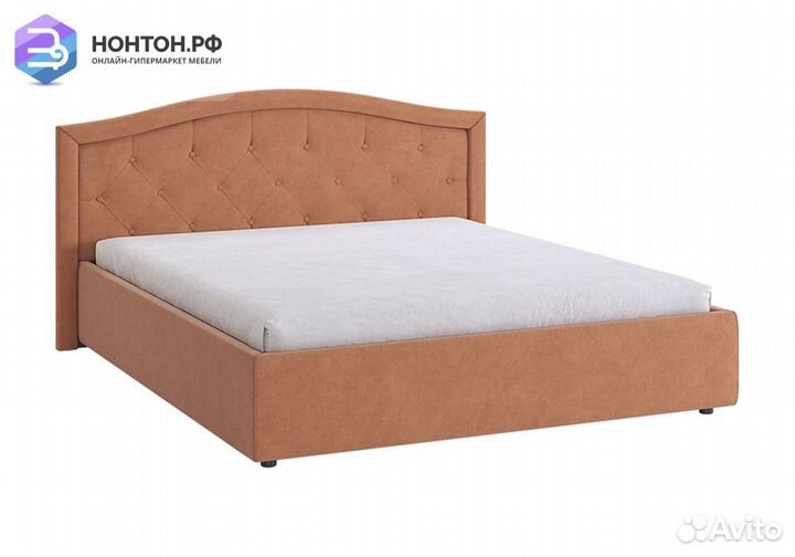 Кровать Верона 2 1.6 м персик