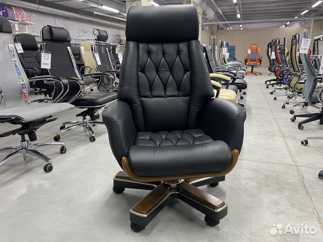 Кресло руководителя натуральная кожа