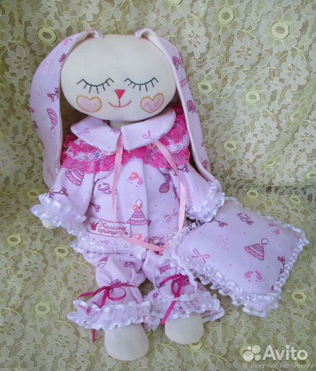 Сплюшка Зайка Обнимашка для малыша