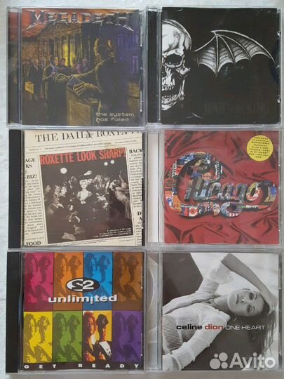 Диски CD рок-музыка