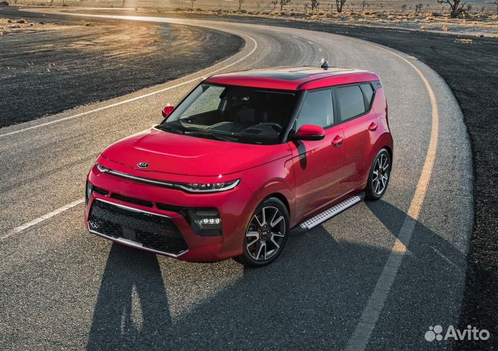 Пороги Подножки Kia Seltos 2019- 