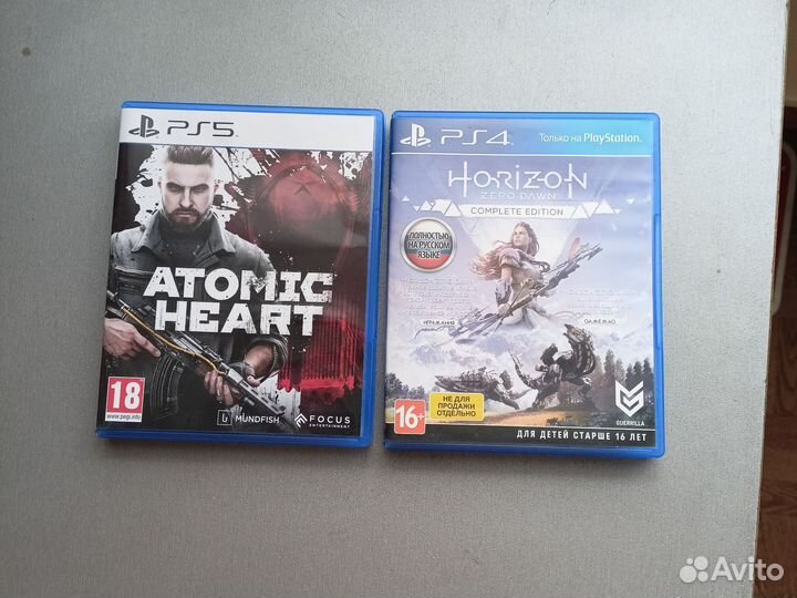 Atomic heart. Horizon zero dawn