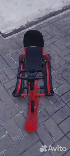 Самокат снегокат детский