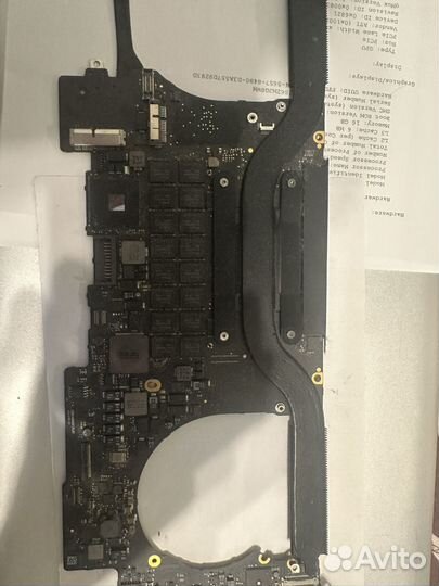 Материнская плата macbook pro 15 A1398 2013/2014